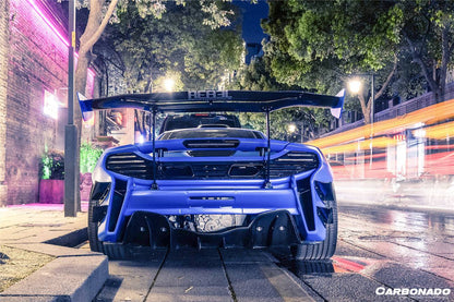 2011-2017 McLaren 650S/MP4 12C Rebel Performance Style Spoiler and rear bumper - Carbonado Aero