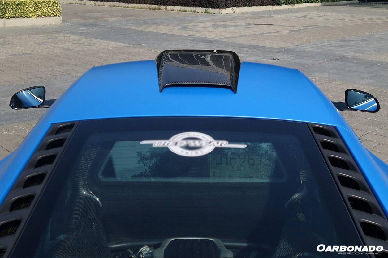 2011-2017 McLaren 650S/MP4 12C BKSS Style Carbon Fiber Roof Scoop - Carbonado Aero