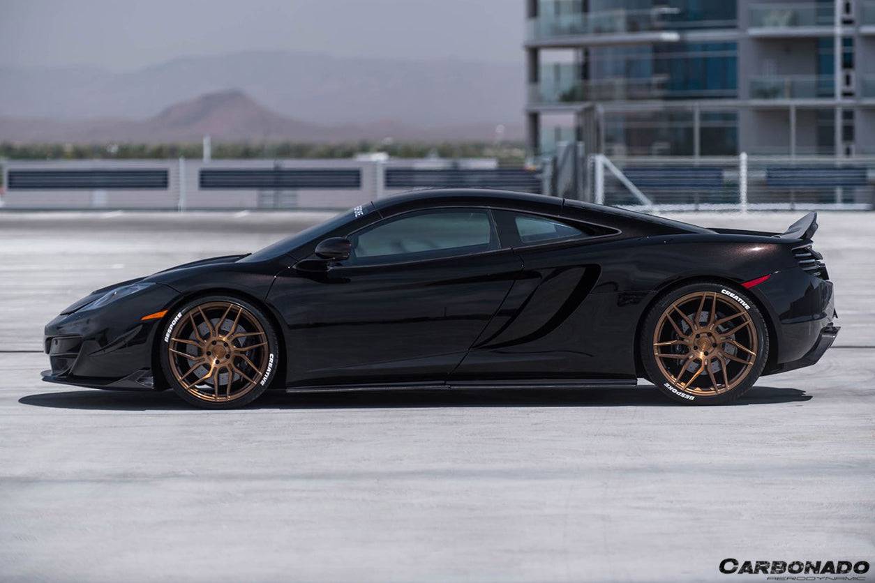 2011-2015 McLaren MP4 12C/650S RZS Style Side Skirts - Carbonado Aero