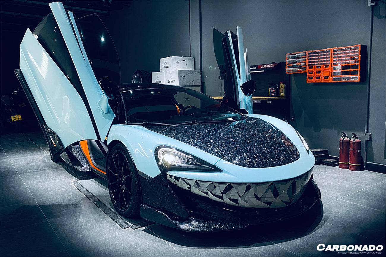 2018-2021 McLaren 540c 570s 600lt OEM Style Carbon Fiber Hood - Carbonado Aero