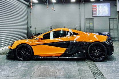 2018-2021 McLaren 570/600LT OEM Style Carbon Fiber Side Skirts Under Board - Carbonado Aero