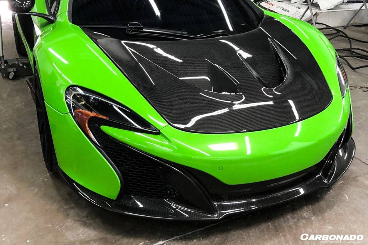 2014-2017 McLaren 650S OEM Style Carbon Fiber Front Lip - Carbonado Aero