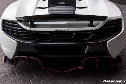 2014-2017 McLaren 650S OEM Style Carbon Fiber Rear Bumper - Carbonado Aero
