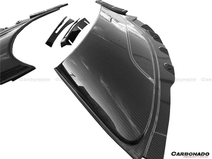 2014-2017 McLaren 650S OEM Style Carbon Fiber Tuning Veins Intake Blades - Carbonado Aero