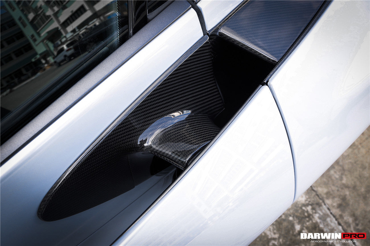 2017-2022 McLaren 720s Dry Carbon Fiber Door Handles Patch - Carbonado Aero