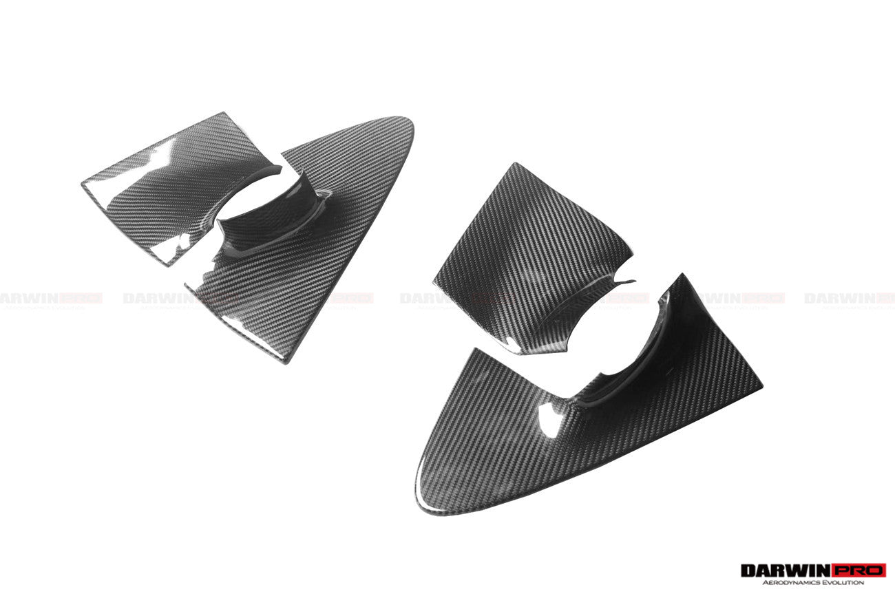 2017-2022 McLaren 720s Dry Carbon Fiber Door Handles Patch - Carbonado Aero