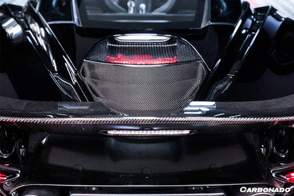 2017-2022 McLaren 720s DRY Carbon Fiber Engine Cover Replacement - Carbonado Aero