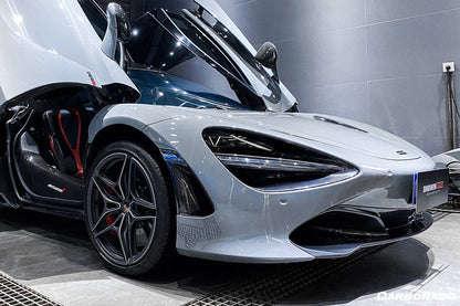 2017-2022 McLaren 720s Carbon Fiber Front Bumper Side Air Vents Replacement - Carbonado Aero