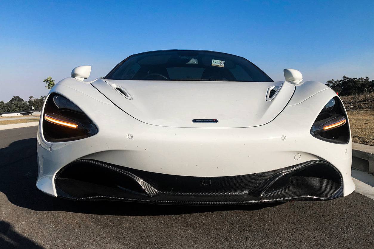 2017-2022 McLaren 720S OEM Style Carbon Fiber Front Lip - Carbonado