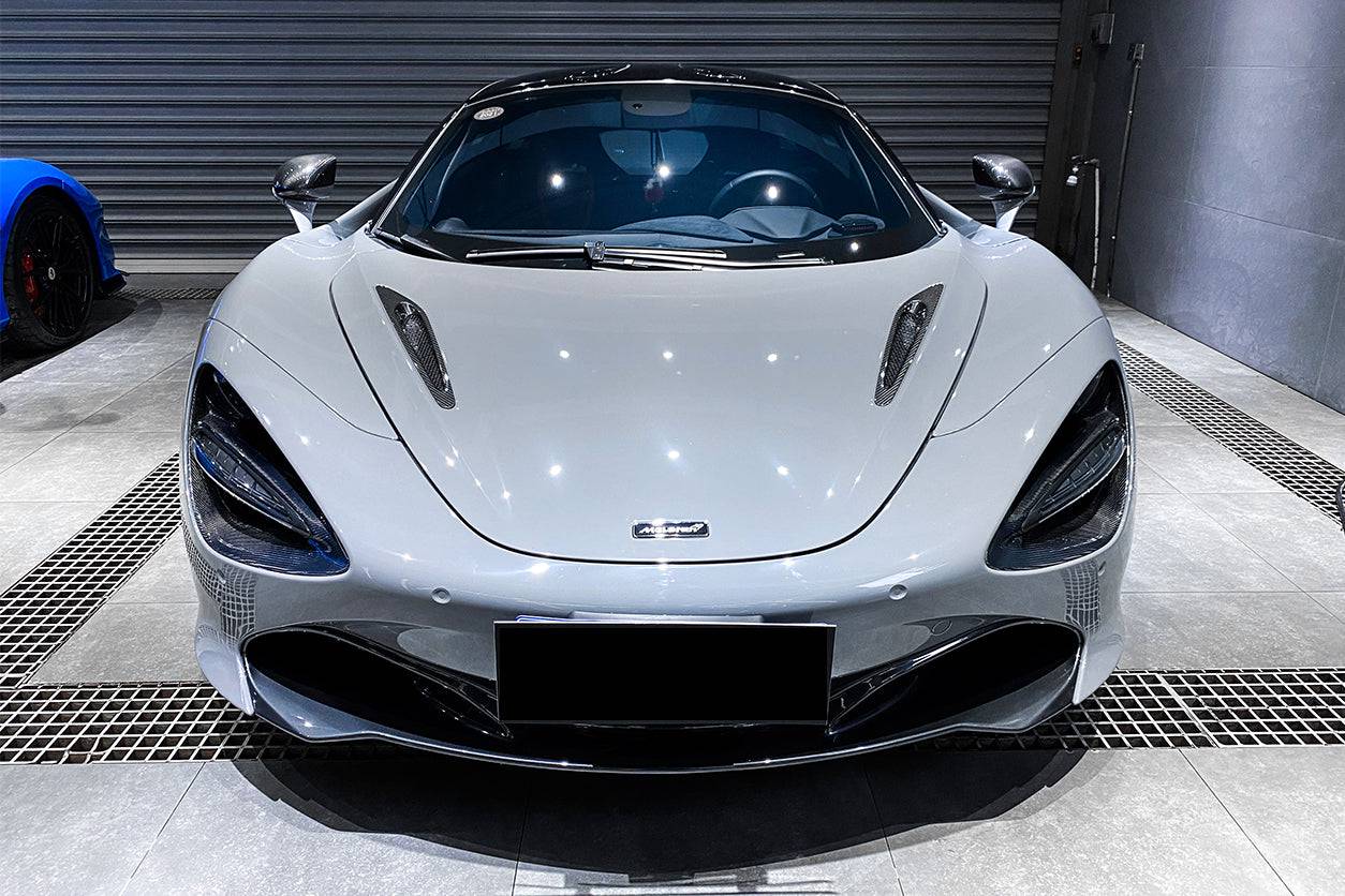 2017-2022 McLaren 720S OEM Style Carbon Fiber Hood Replacement - Carbonado