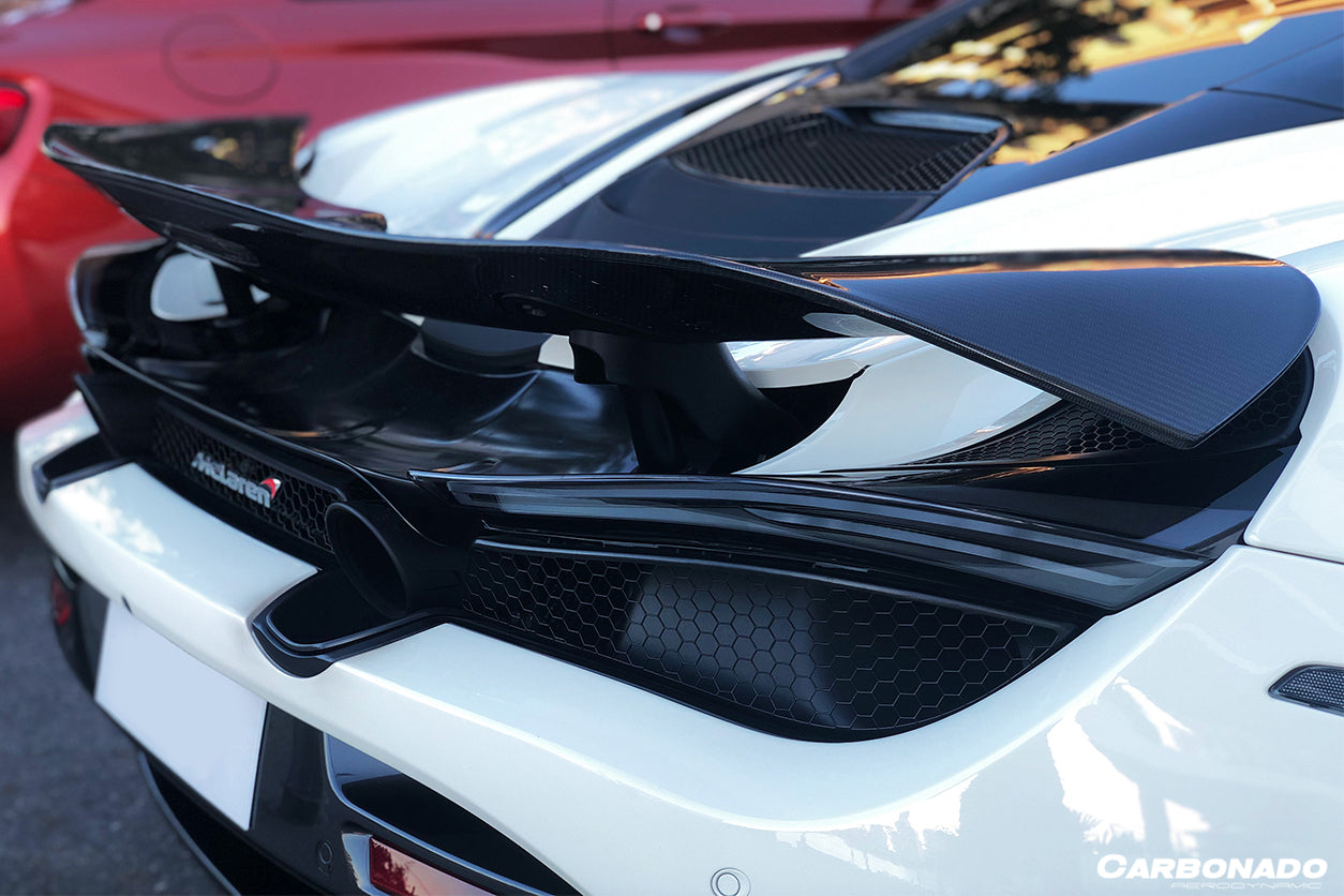2017-2022 McLaren 720s OEM Style Carbon Fiber Trunk Spoiler - Carbonado Aero