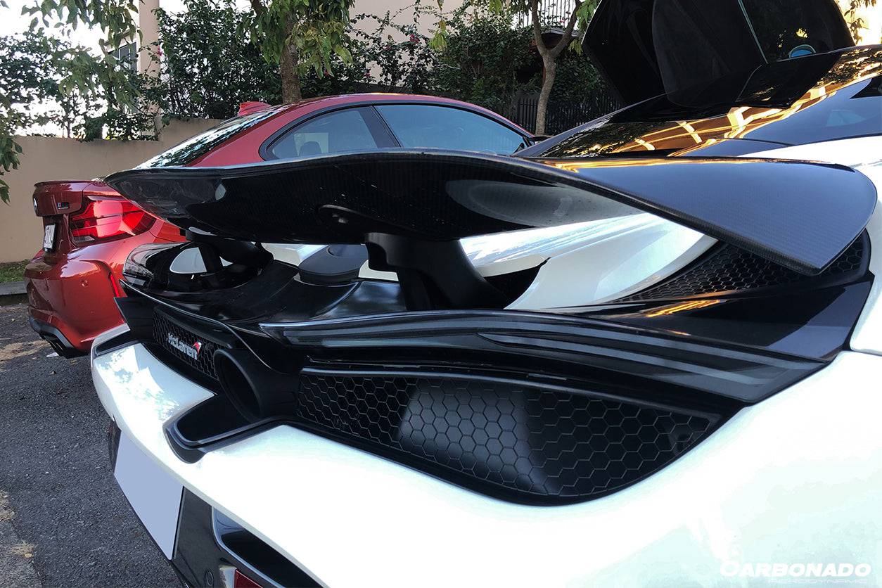 2017-2022 McLaren 720s OEM Style Carbon Fiber Trunk Spoiler - Carbonado Aero