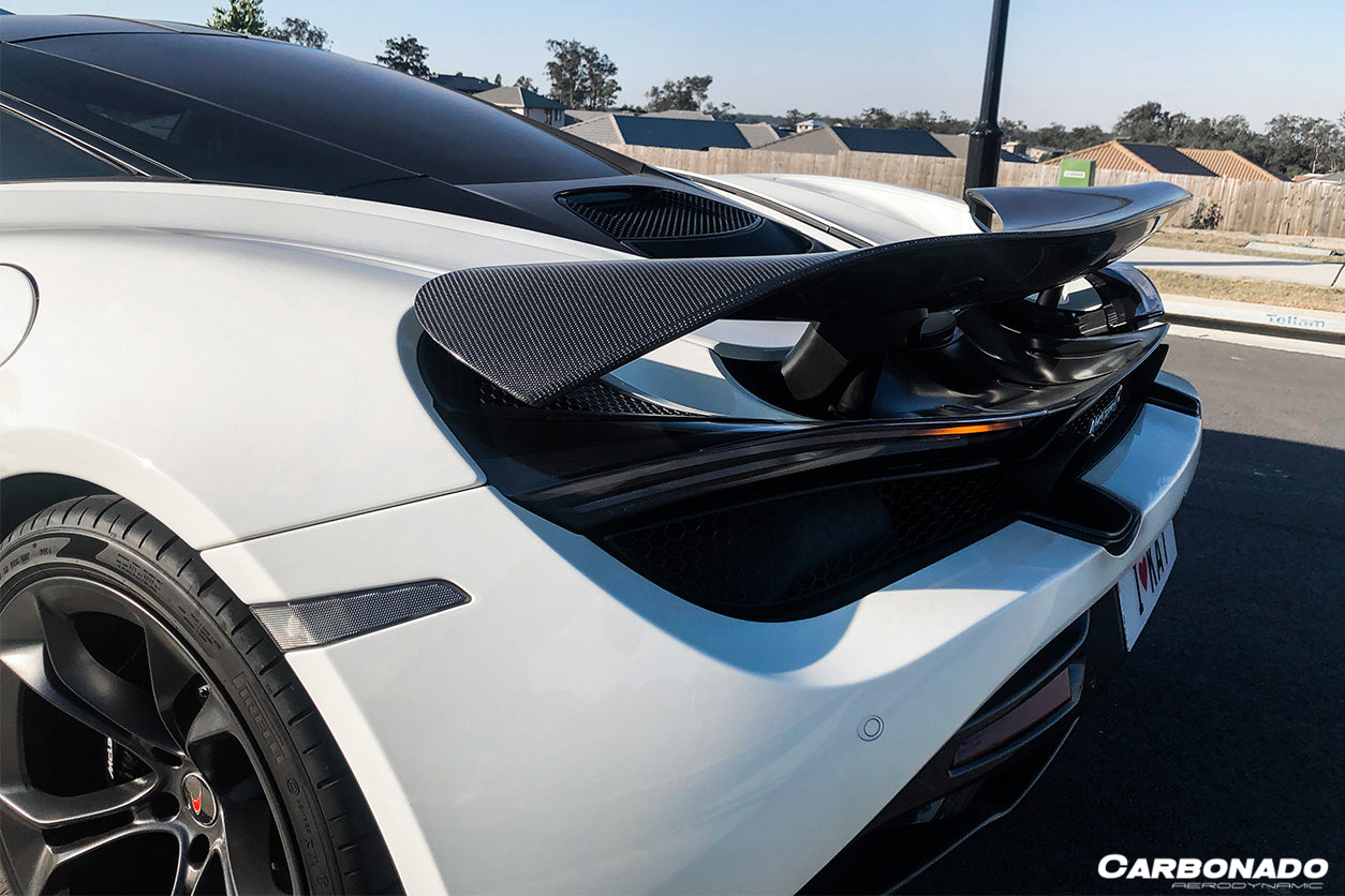 2017-2022 McLaren 720s OEM Style Carbon Fiber Trunk Spoiler - Carbonado Aero