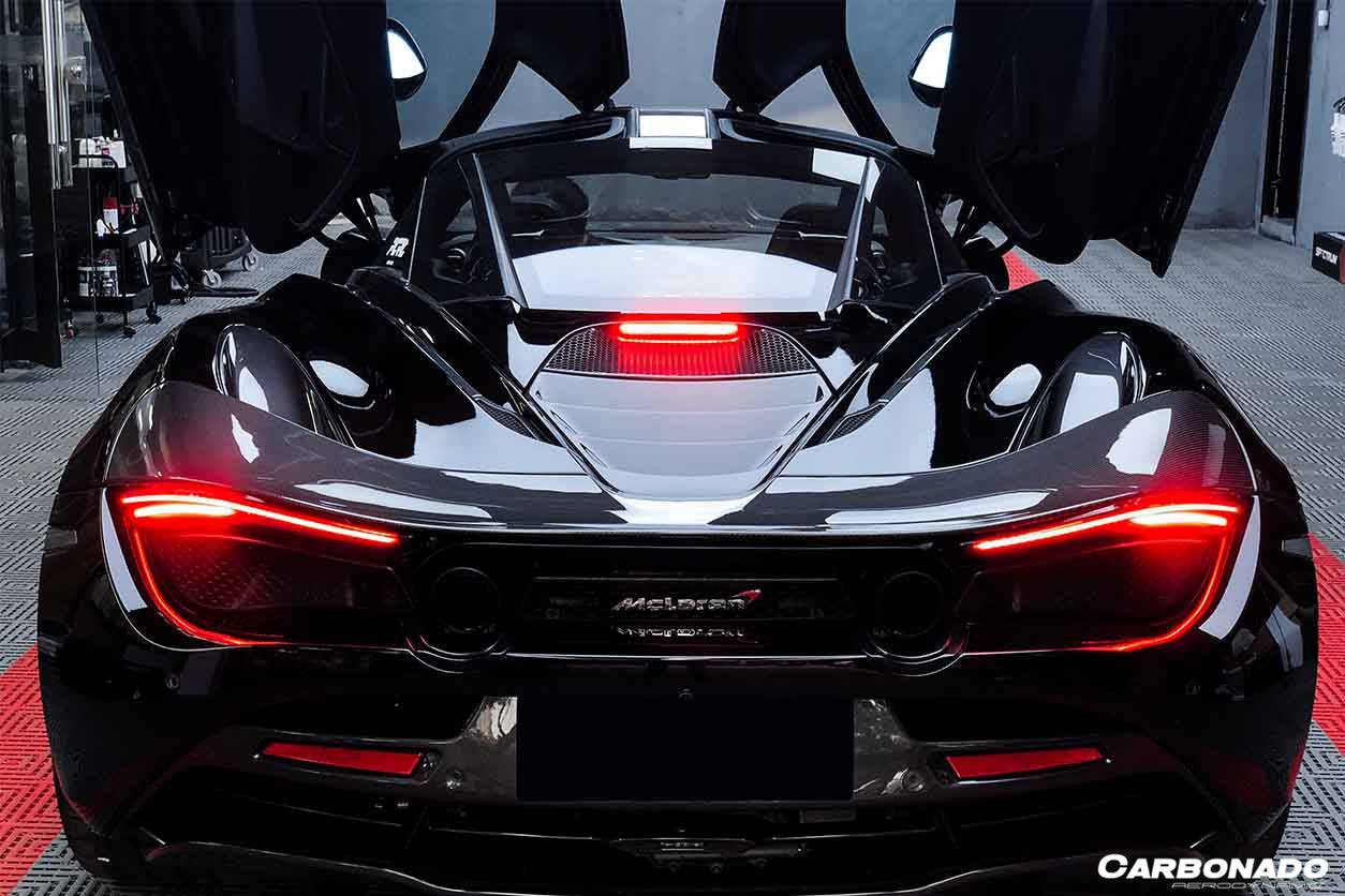 2017-2022 McLaren 720s OEM Style Carbon Fiber Trunk Spoiler - Carbonado Aero