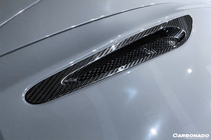 2017-2022 McLaren 720s OEM Style Carbon Fiber Hood Scoop - Carbonado Aero