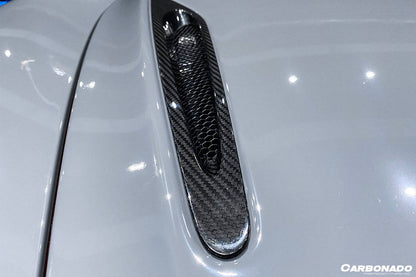 2017-2022 McLaren 720s OEM Style Carbon Fiber Hood Scoop - Carbonado Aero