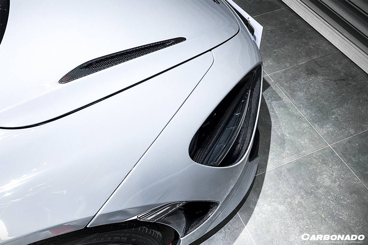 2017-2022 McLaren 720s OEM Style Carbon Fiber Hood Scoop - Carbonado Aero