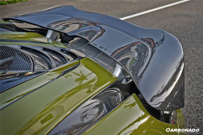 2017-2022 McLaren 720S Coupe Only DRY Carbon Fiber Engine Cover Replacement （Dont Fit Spyder） - Carbonado