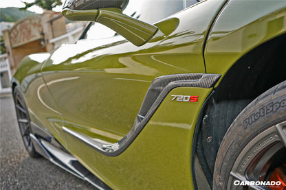 2017-2022 McLaren 720S 765LT-Style Dry Part Carbon Fiber Side Skirts