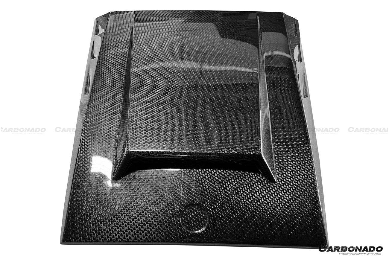 2003-2018 Mercedes Benz W463 G Wagon BRS Style Autoclave Carbon FIber Hood Scoop - Carbonado Aero