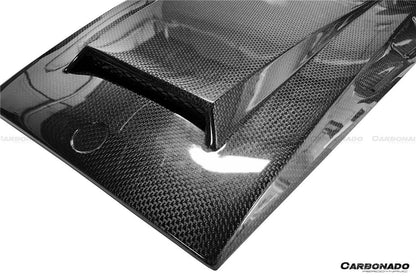 2003-2018 Mercedes Benz W463 G Wagon BRS Style Autoclave Carbon FIber Hood Scoop - Carbonado Aero