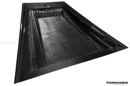 2003-2018 Mercedes Benz W463 G Wagon BRS Style Autoclave Carbon FIber Hood Scoop - Carbonado Aero