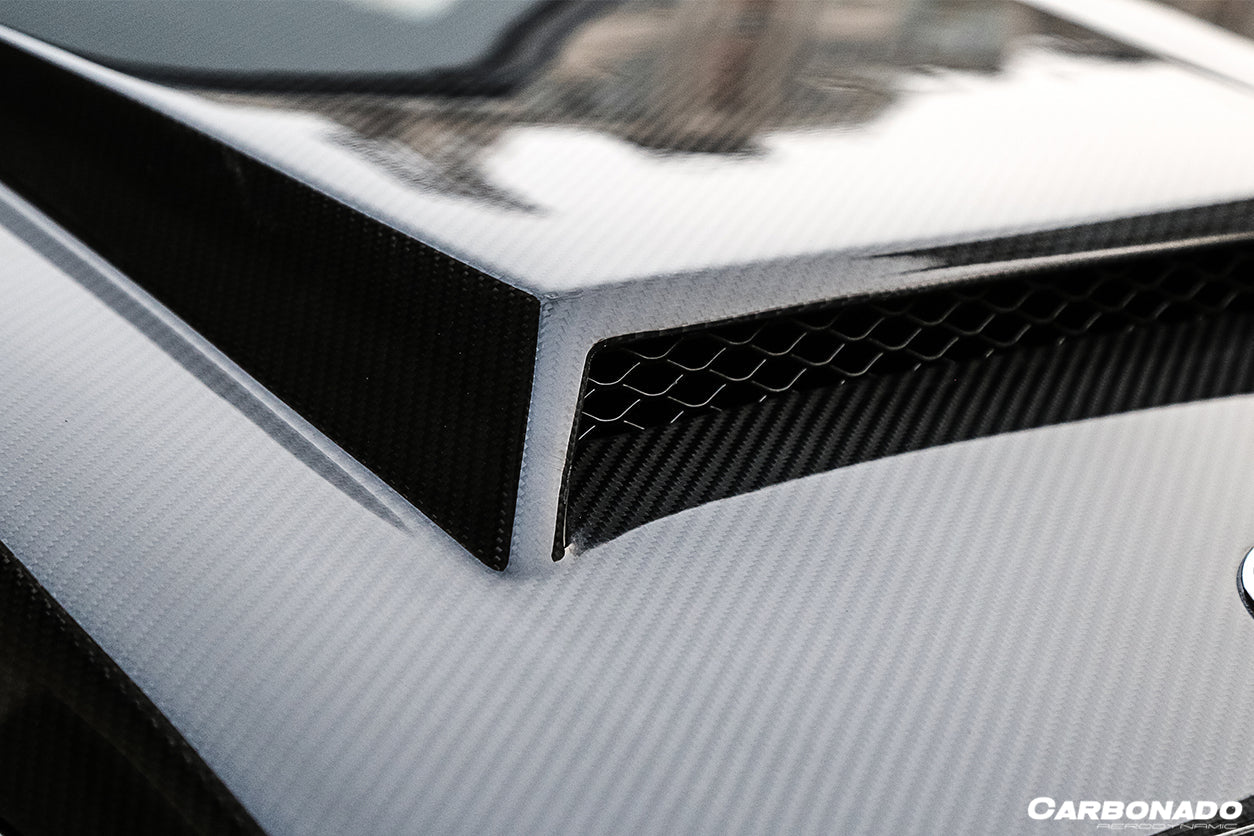 2003-2018 Mercedes Benz W463 G Wagon BRS Style Autoclave Carbon FIber Hood Scoop - Carbonado Aero