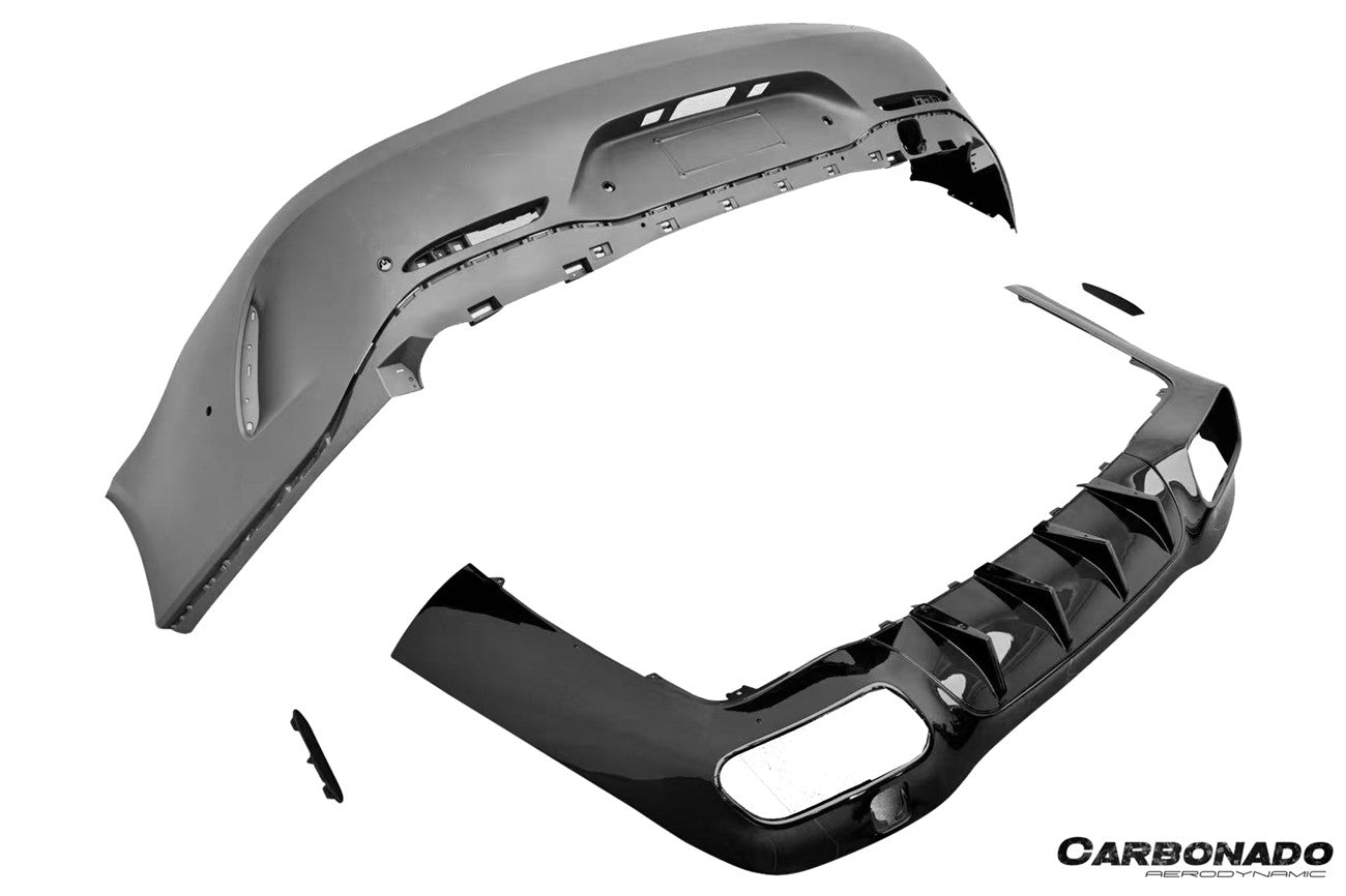 2019-2025 Mercedes Benz AMG GT53 GT50 GT43 4Door Coupe X290 Convert GT63 Style Rear Bumper