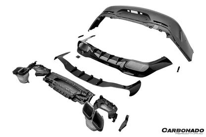 2019-2025 Mercedes Benz AMG GT53 GT50 GT43 4Door Coupe X290 Convert GT63 Style Rear Bumper