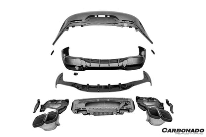 2019-2025 Mercedes Benz AMG GT53 GT50 GT43 4Door Coupe X290 Convert GT63 Style Rear Bumper