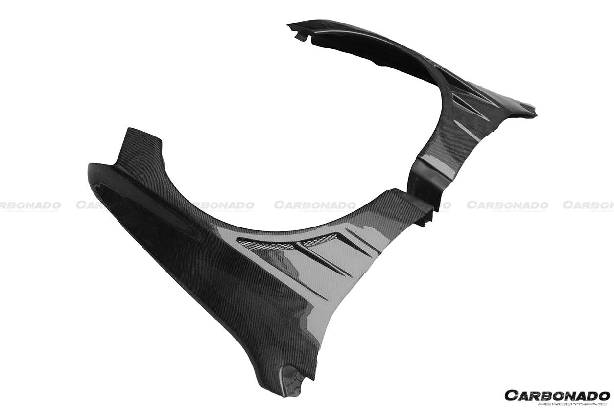 2003-2006 Mitsubishi Evo 7/8/9 D1 Style Carbon Fiber Fender - Carbonado Aero