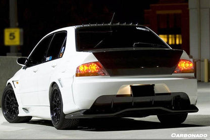2003-2006 Mitsubishi Evolution 7/8/9 JP Style Rear Bumper - Carbonado