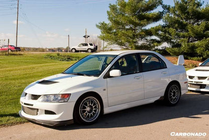 2003-2006 Mitsubishi Evo 7/8/9 TS Style Carbon Fiber Front Lip - Carbonado
