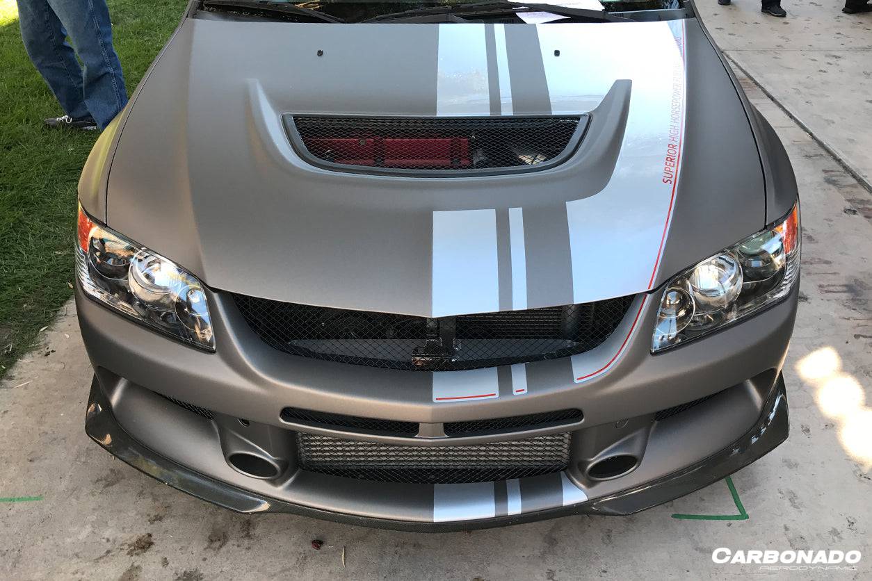 2003-2006 Mitsubishi Evo 7/8/9 OE Style Carbon Fiber Front Lip - Carbonado Aero