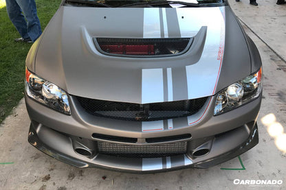 2003-2006 Mitsubishi Evo 7/8/9 OE Style Carbon Fiber Front Lip - Carbonado Aero