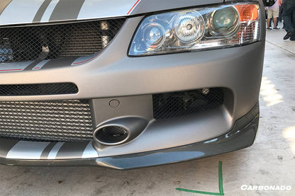 2003-2006 Mitsubishi Evo 7/8/9 OE Style Carbon Fiber Front Lip - Carbonado Aero