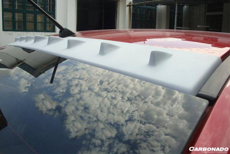 2008-2016 Mitsubishi Lancer Evolution 10 BS Style Carbon Fiber Roof Spoiler - Carbonado Aero