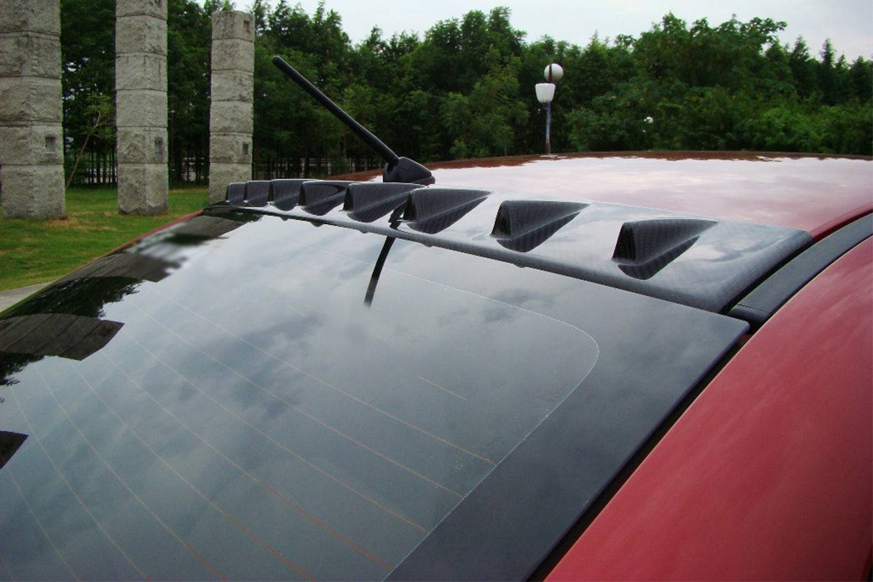 2008-2016 Mitsubishi Lancer Evolution 10 BS Style Carbon Fiber Roof Spoiler - Carbonado