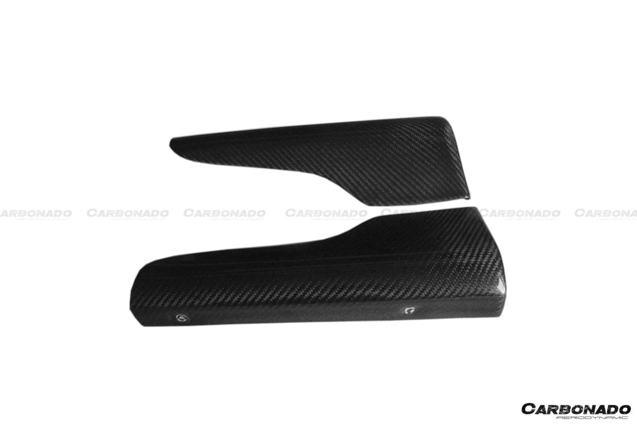 2003-2006 Mitsubishi Evolution 7/8/9 RX Style Carbon Fiber Spliter - Carbonado Aero