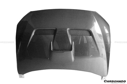 2008-2016 Mitsubishi Evolution 10 BS Style Carbon Fiber Hood - Carbonado Aero
