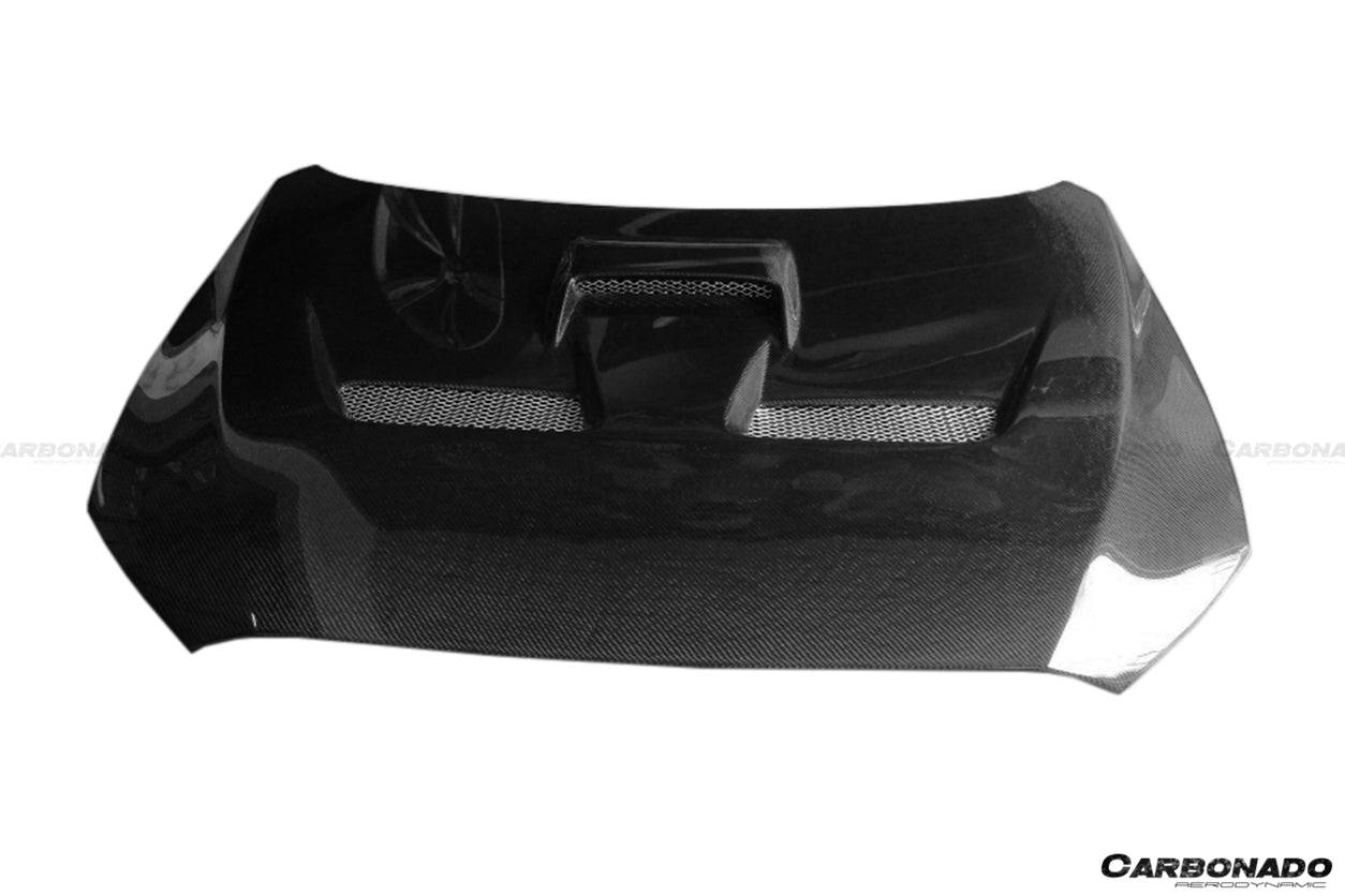 2008-2016 Mitsubishi Evolution 10 BS Style Carbon Fiber Hood - Carbonado Aero