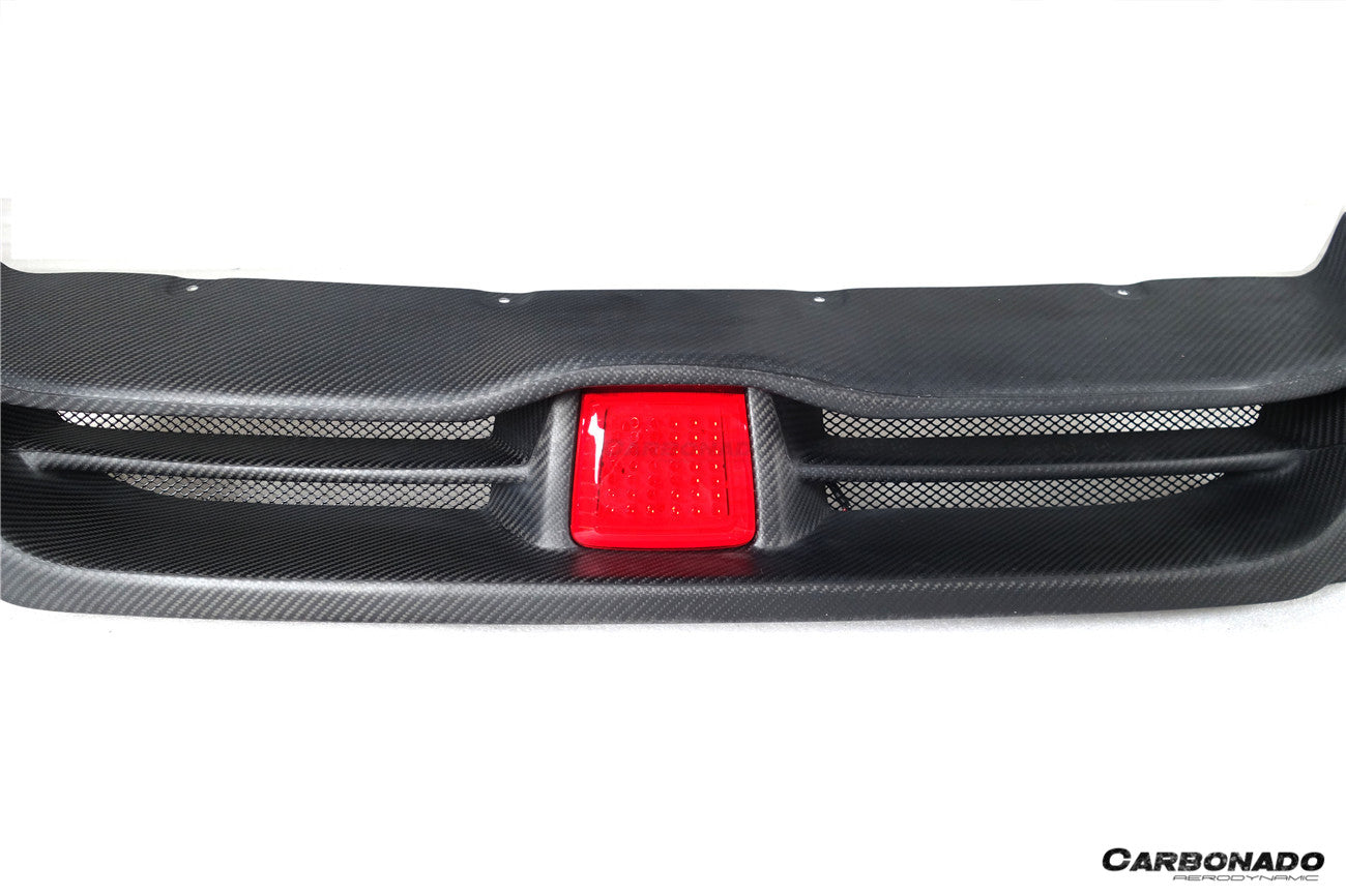 2008-2011 Nissan GTR R35 CBA & DBA VA Style Rear Bumper with Diffuser and LED Light