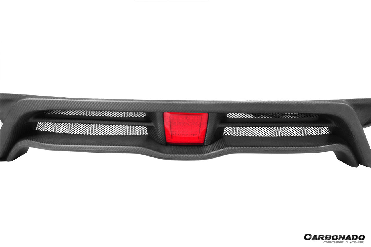 2008-2011 Nissan GTR R35 CBA & DBA VA Style Rear Bumper with Diffuser and LED Light