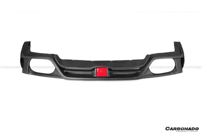 2008-2011 Nissan GTR R35 CBA & DBA VA Style Rear Bumper with Diffuser and LED Light