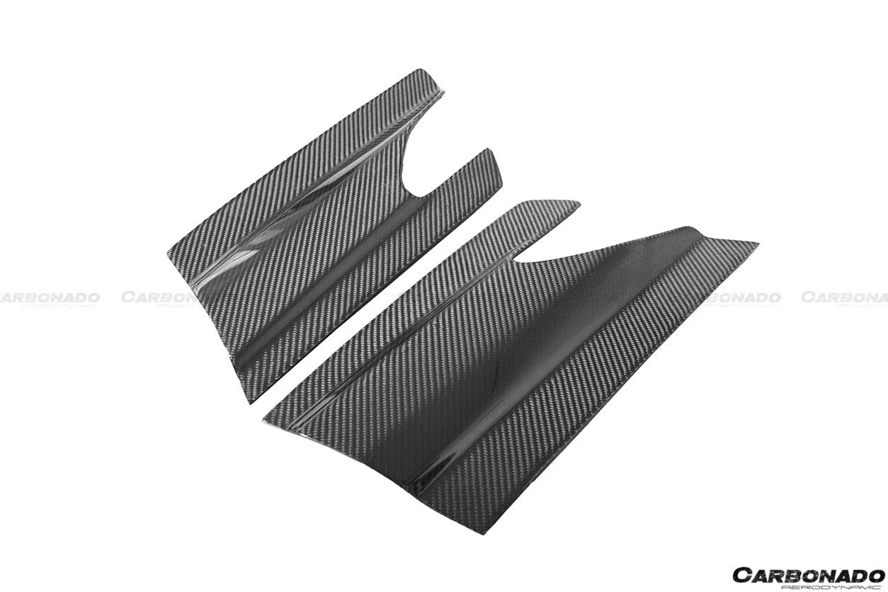 2012-2016 Nissan GTR R35 DBA VA Style Rear Diffuser w/ Caps - Carbonado Aero