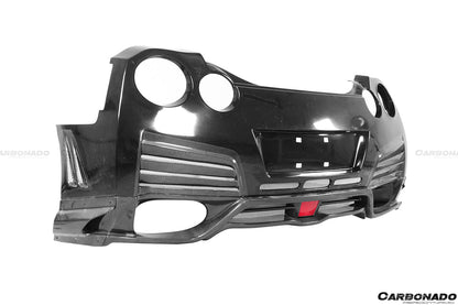 2012-2022 Nissan GTR R35 DBA & EBA VA Style Rear Bumper With Diffuser Undertray and LED Light