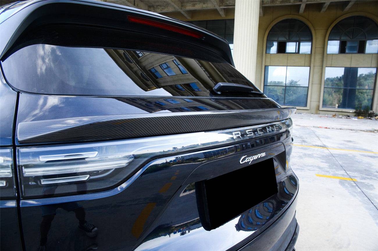 2018-2025 Porsche 9Y0 Cayenne S & GTS & E-Hybrid OD Style Carbon Fiber Trunk Spoiler - Carbonado