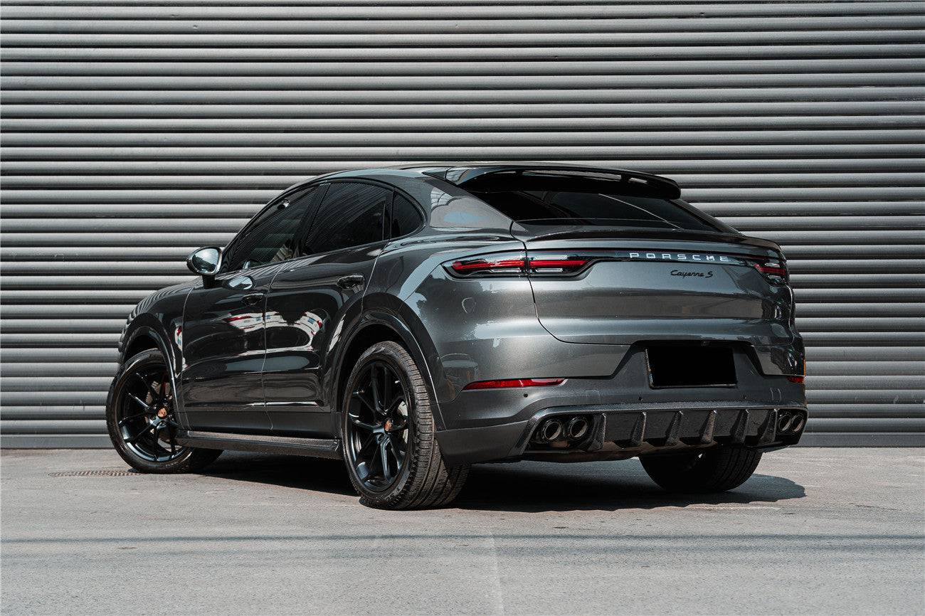 2018-2023 Porsche 9Y0.1 Cayenne S & E-Hybrid OD Style Side Skirts - Carbonado