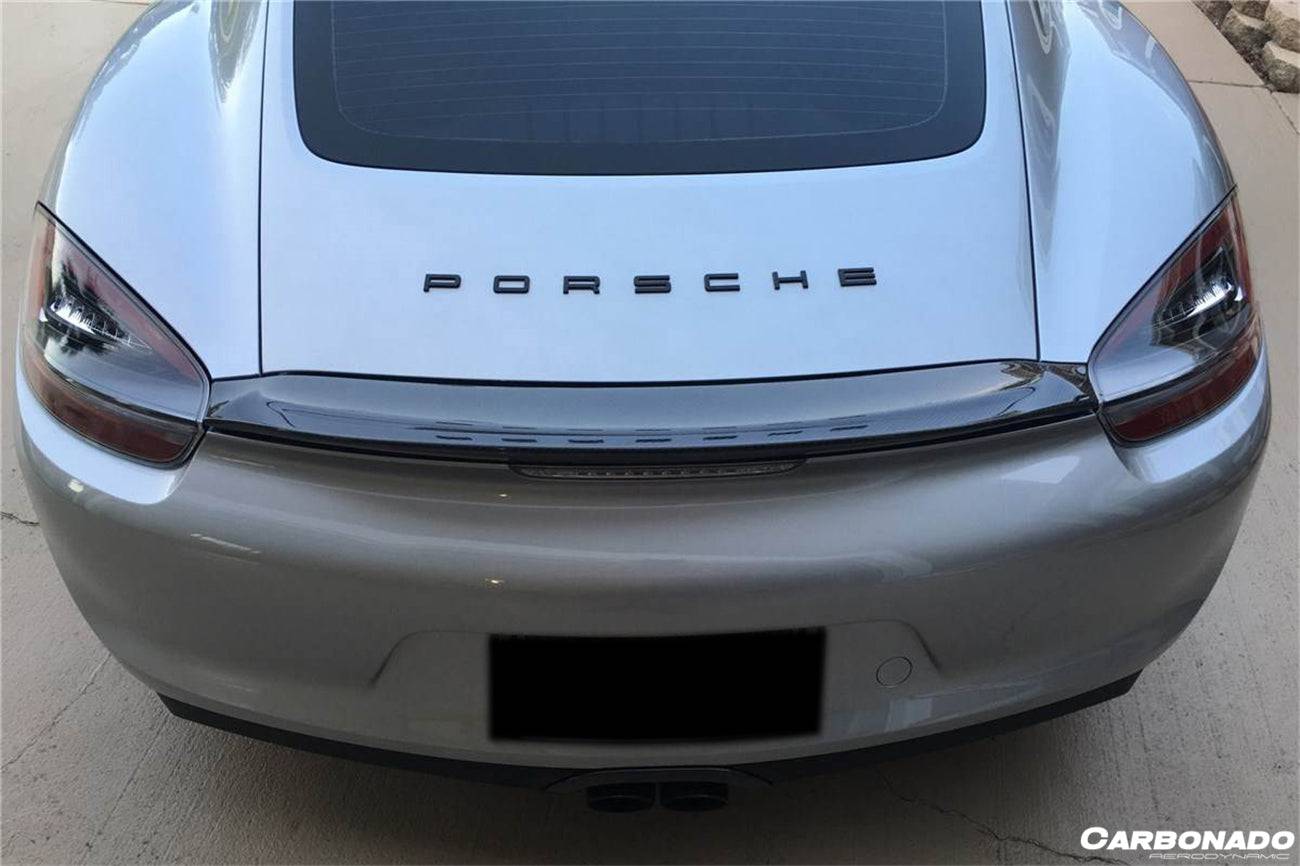 2014-2016 Porsche Boxster/Cayman 981 SPY Style Spoiler - Carbonado