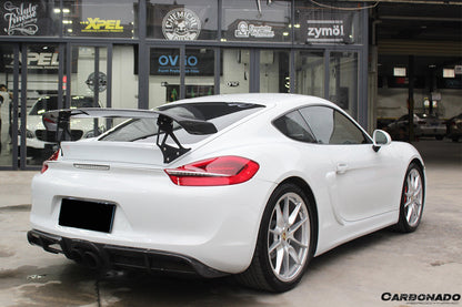 2012-2016 Porsche 981 Cayman TA Style Style Carbon Fiber Trunk Spoiler Wing